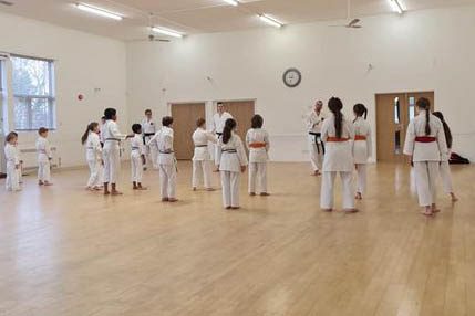 South Downs Karate Club in the Kings' Hall