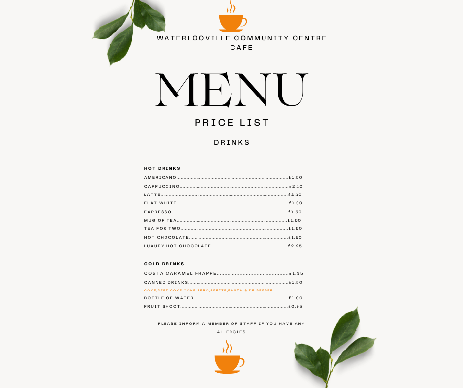 Copy of MENU A3 for board DRINKS (Facebook Post)