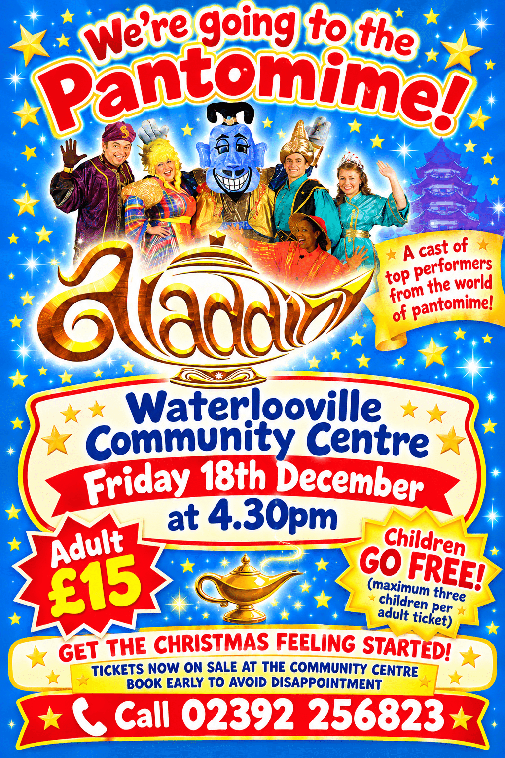 Panto tickets on sale!